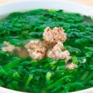 Canh Tấn Ô Thịt Bằm