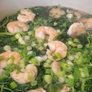 Canh Tôm Xà Lách Xoong