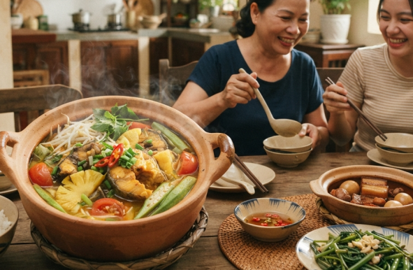 Canh Chua Cá Lóc – Hương Vị Quen Thuộc Trong Mâm Cơm Gia Đình