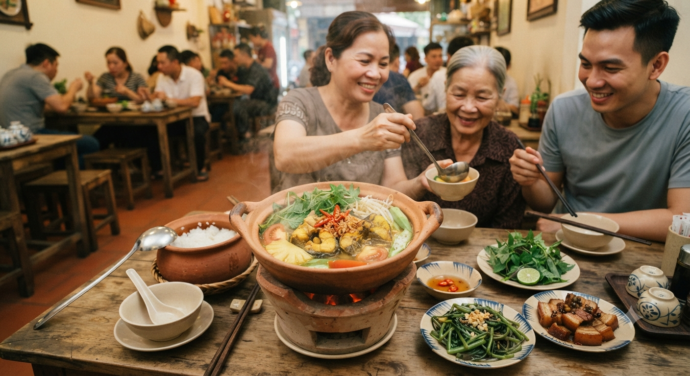 Tổng quan về canh chua cá lóc trong văn hóa ẩm thực gia đình